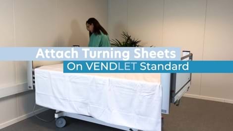 How to attach a turning sheet on VENDLET Standard